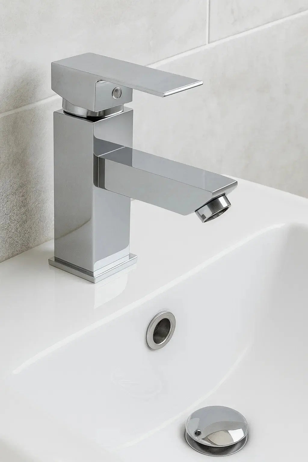 Sardıcı Riva Lavabo Bataryası Musluğu Çift Su Girişli