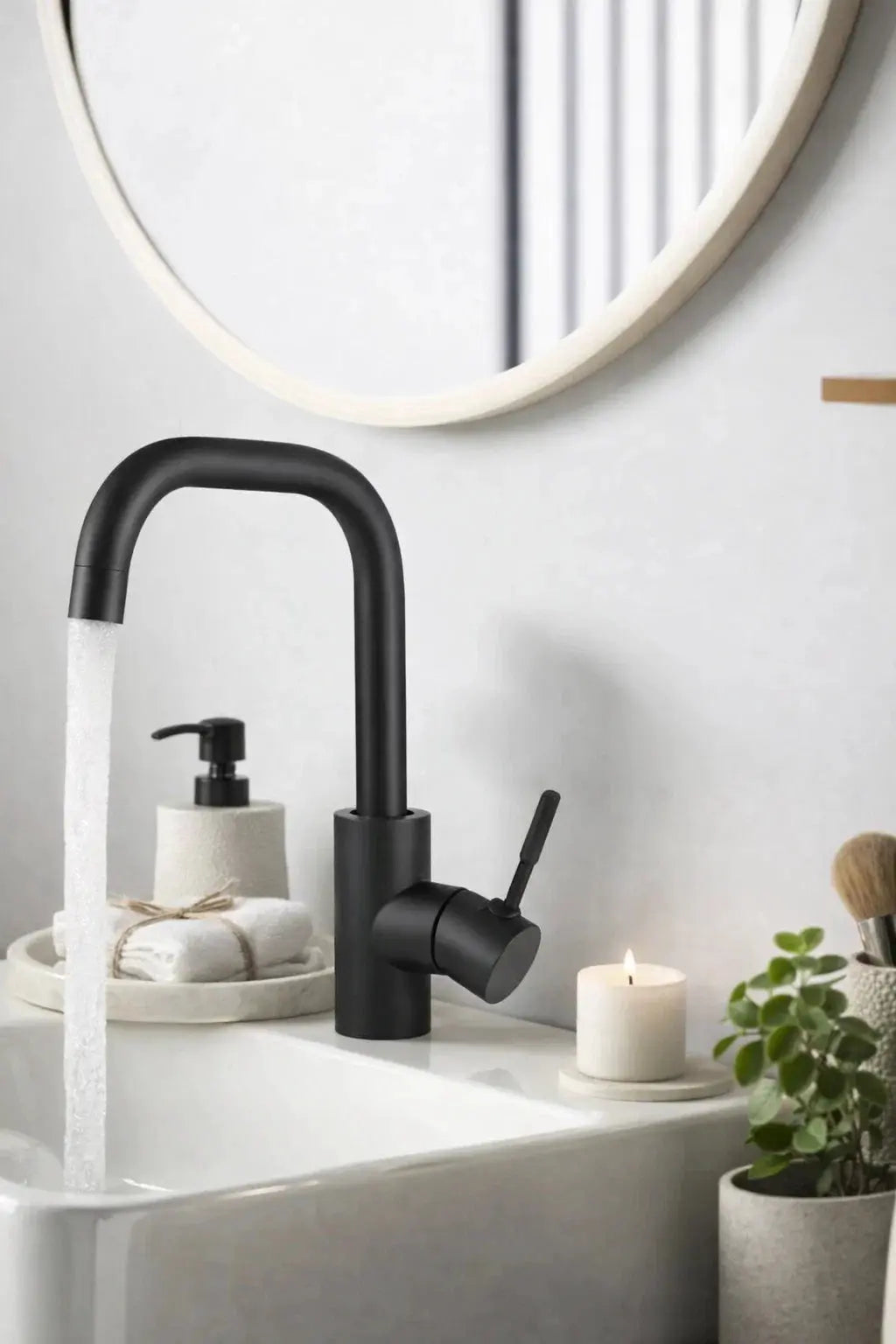 Sardıcı Siyah Lavabo Bataryası L Boru Emaye