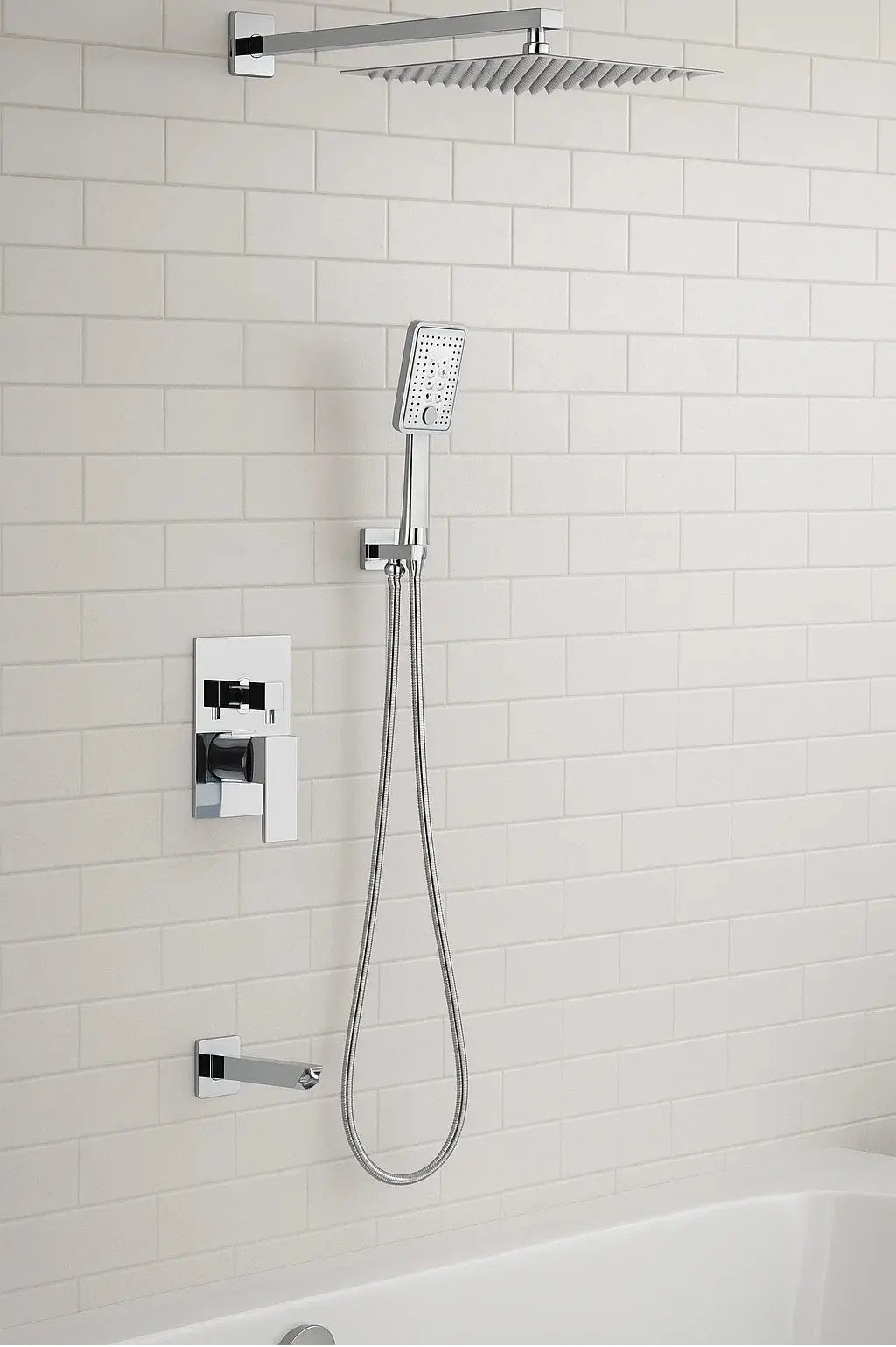 Ankastre Banyo Bataryası Seti Garantili Panel Duş Sistemi Banyo Bataryası Dahil