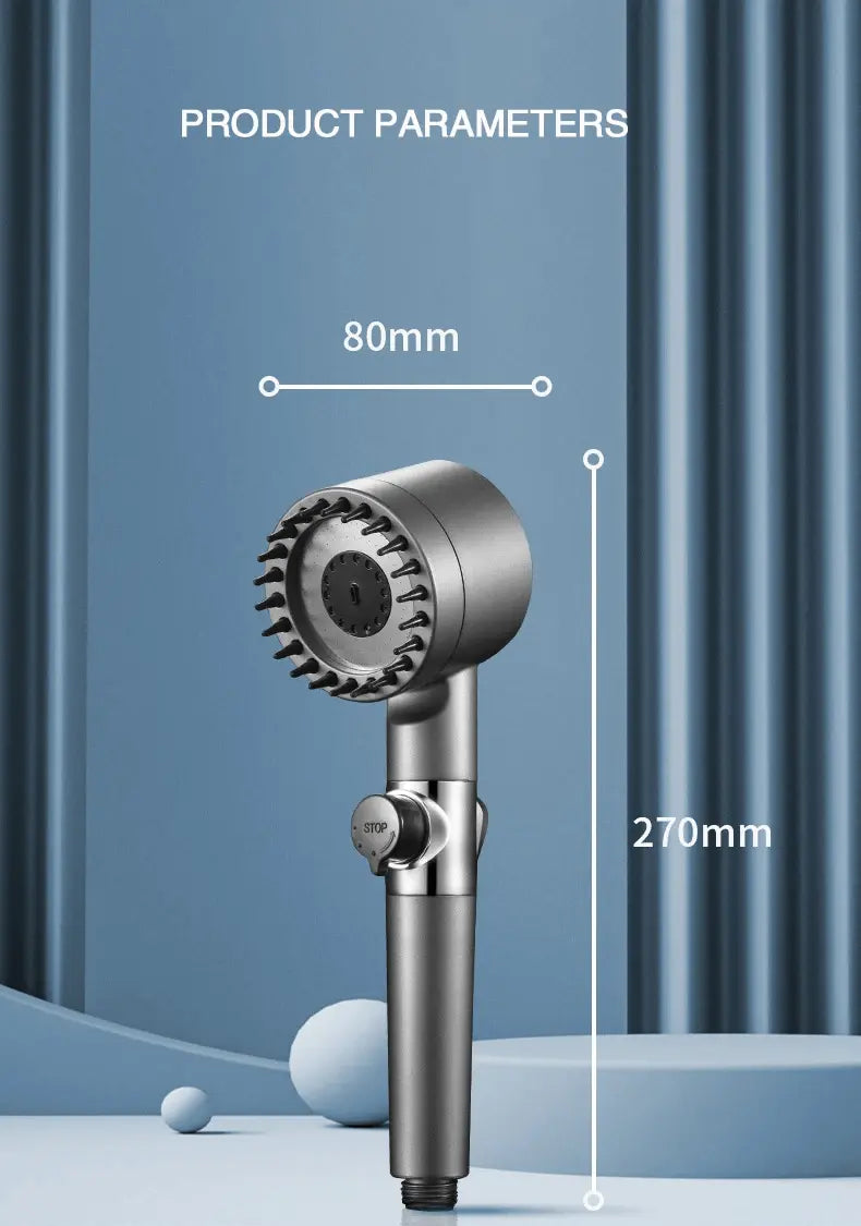 Masajlı Su Arıtma Filitreli Duş Seti