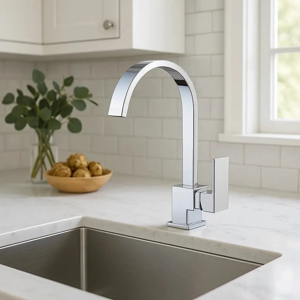 Sardıcı Şelale Kare Mutfak Bataryası Çift Su Girişli 5 Yıl Garantili sardıcı