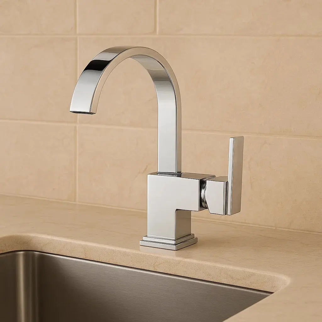 Sardıcı Krom Barok Series Lavabo Bataryası Çift Su Girişli 5 Yıl Garantili sardıcı