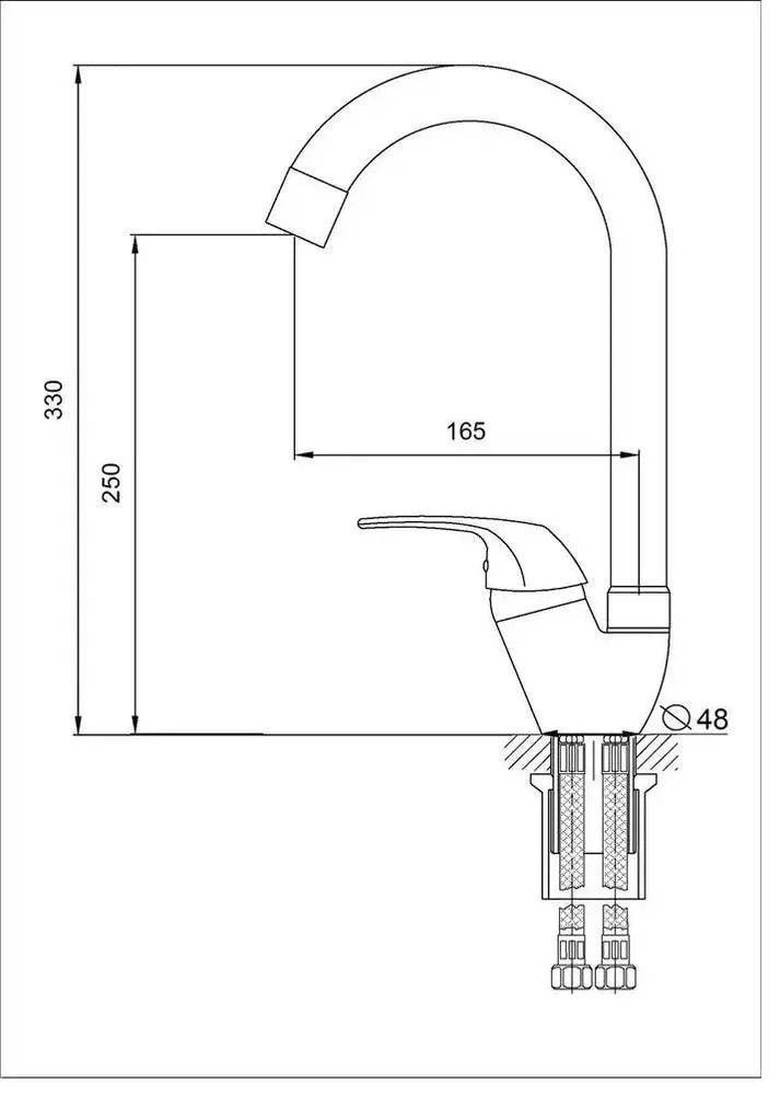 5 Yıl Garantili Çift Su Girişli Pirinç Mutfak Bataryası sardıcı