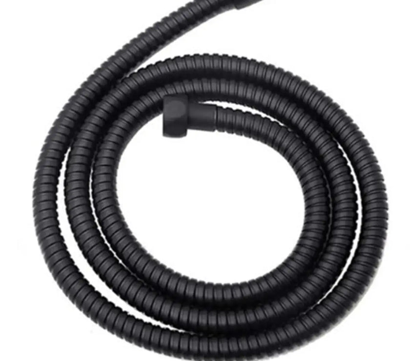5 Fonksiyonlu Duş Başlığı Ve Siyah Duş Hortumu 150 Cm Set