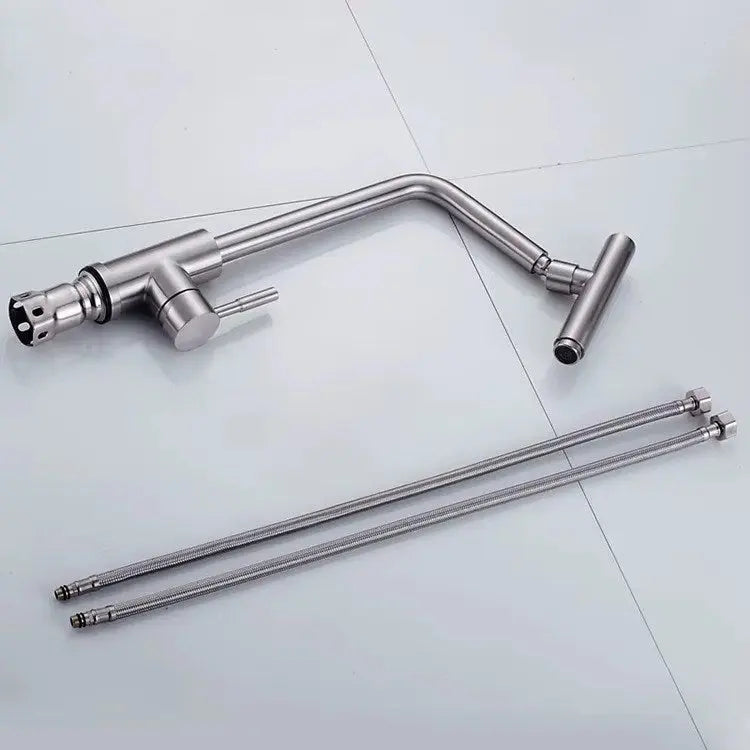 Mutfak Eviye Bataryası Modern İnox Kaplama Paslanmaz 304 Metal Oynar Başlıklı Fonksiyonel Ürün