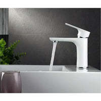 Sardıcı Beyaz Sky Series Krom Lavabo Bataryası Çift Su Girişli 5 Yıl Garantili sardıcı