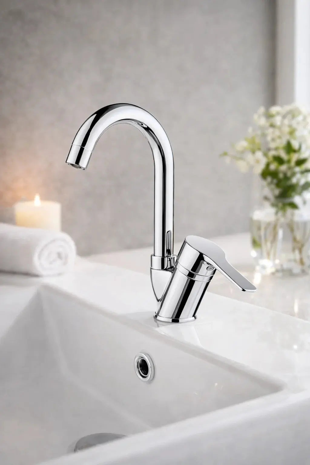 Lavabo Bataryası 360 Derece Oynar Başlıklı Banyo Bataryası 5 YIL Garantili Lavabo Musluğu Sardıcı