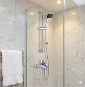 Banyo Bataryası Sürgülü Pizza Duş Seti Pirinç Gövde Paslanmaz Sürgülü Duş Seti SARDICI