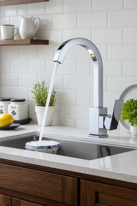 SRDC Mihenk Premium Mutfak Bataryası - Pirinç Gövde & Paslanmaz Boru - Çift Su Girişi sardıcı