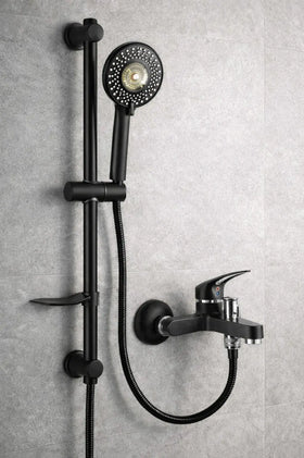 Siyah Sürgülü Siyah Banyo Bataryası