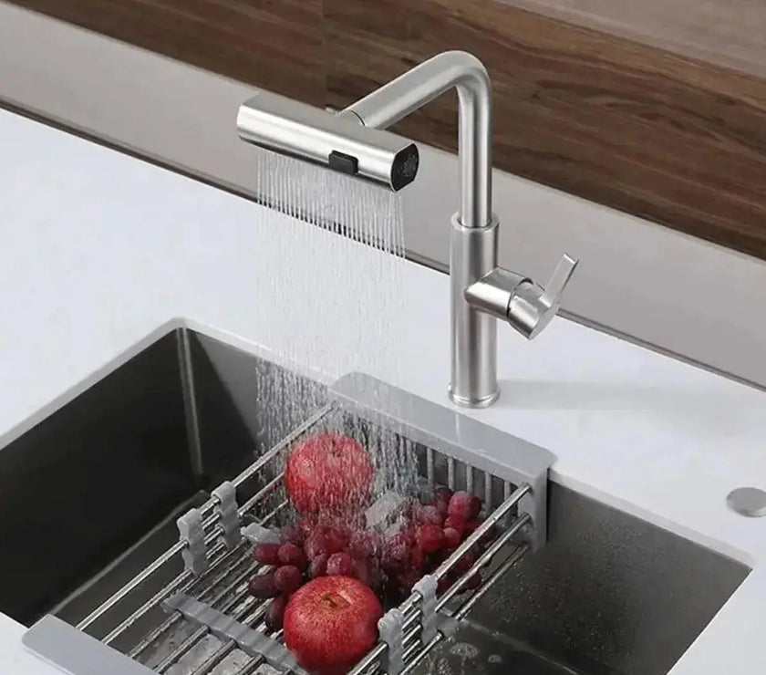 Sardıcı Premium Series Lüx Çift Su Girişli Mutfak Eviye Bataryası 5 Yıl Garantili