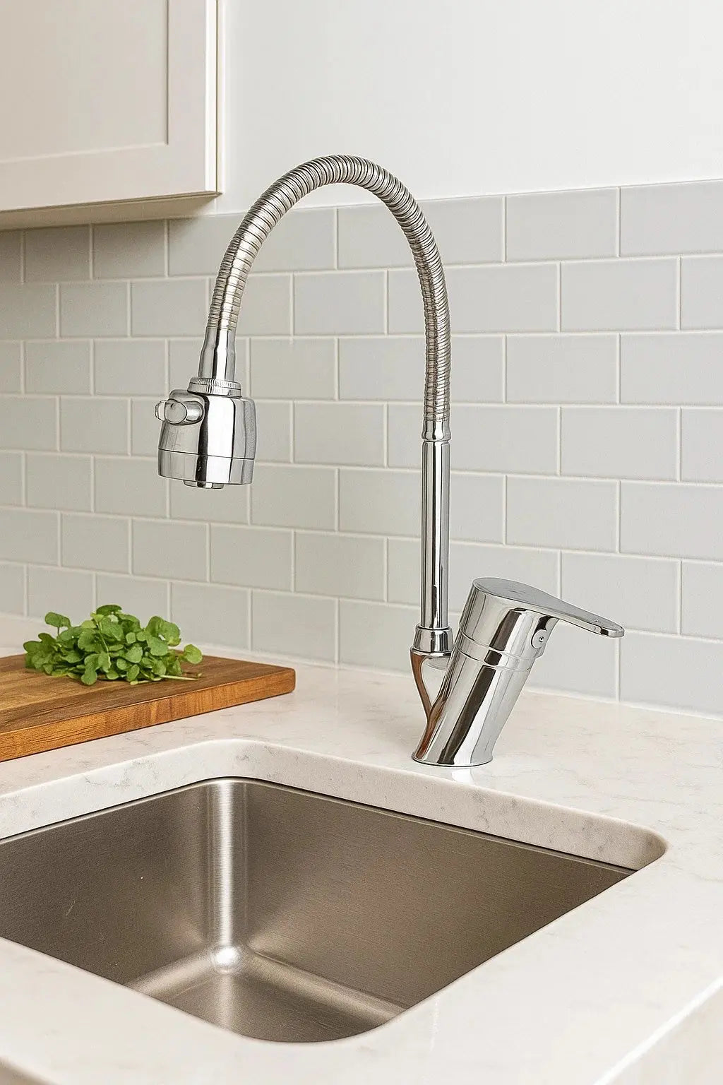 Sardıcı Spiralli fonksiyonel Mutfak Bataryası Çift Su Girişlş