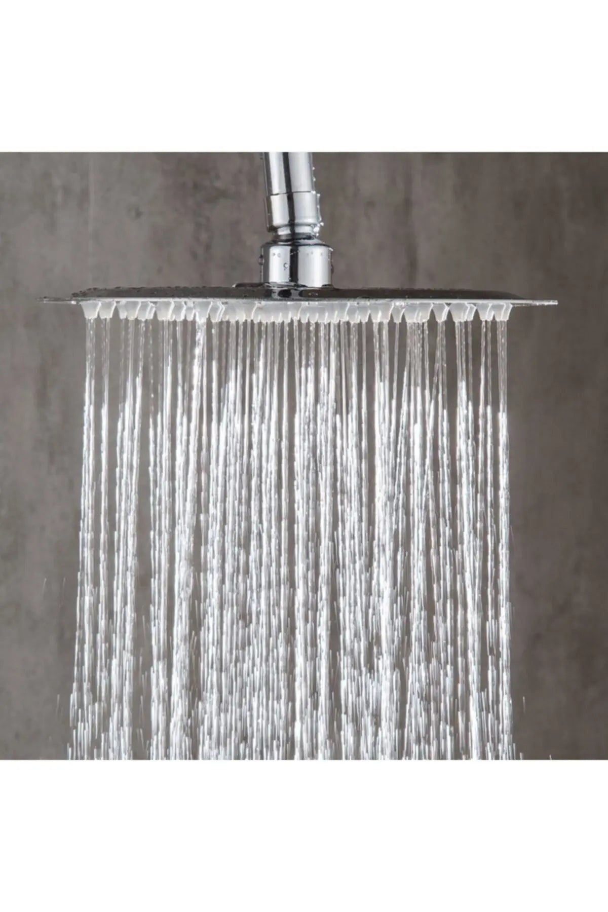 Sardıcı Tepe Duş Başlığı Kare Slim 304 Çelik Metal 20x20 Cm