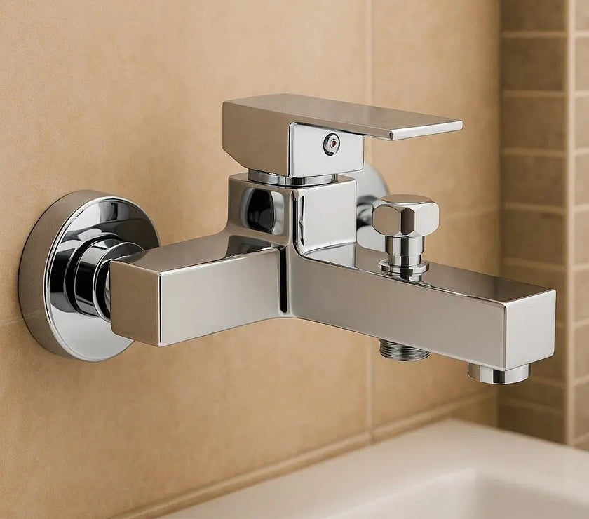 SARDICI KARE MUTFA BATARYASI SETİ ÇİFT SU GİRİŞLİ PİRİNÇ MUSLUK