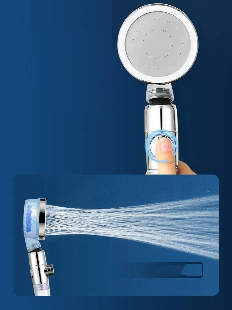 Duş Başlığı Turbo Basınçlı Masaj Etkili Temizlenen Bilir  Su Tasarruflu Duş Başlığı  Yeni Model 