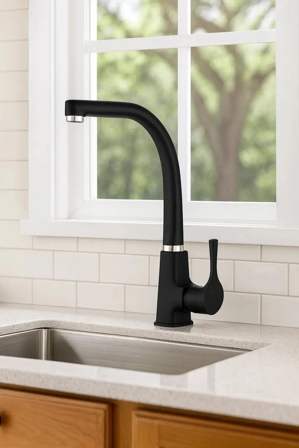 Sora Siyah Mutfak Evye Bataryası Çift Su Girişli Garantili 