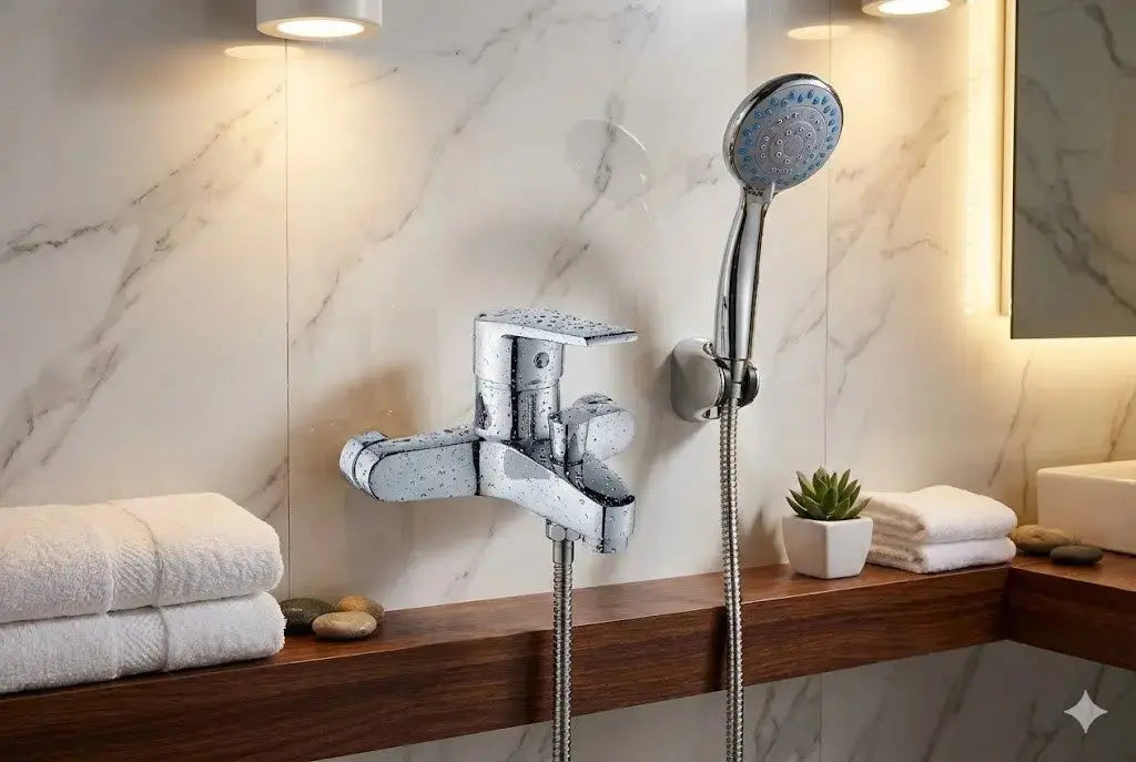 Banyo Bataryası Armatürü 5 Yıl Garantili Hediye Duş Seti