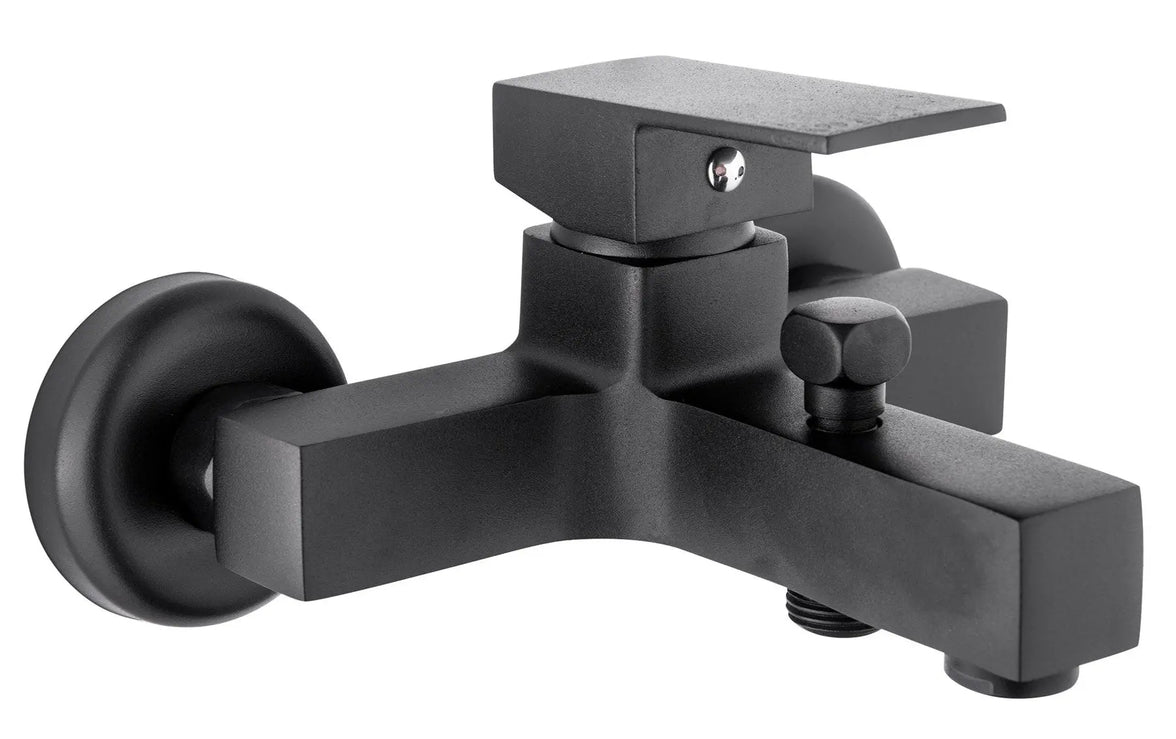 Alto Siyah Banyo Duş Musluğu 5 Yıl Garantili Batarya