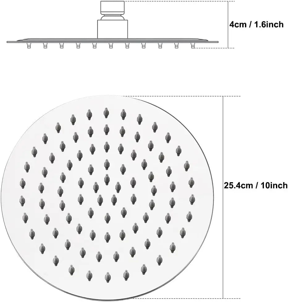 Paslanmaz Çelik Yağmurlama Robot Duş Seti - Şık, Dayanıklı ve 3 Yıl Garantili SARDICI