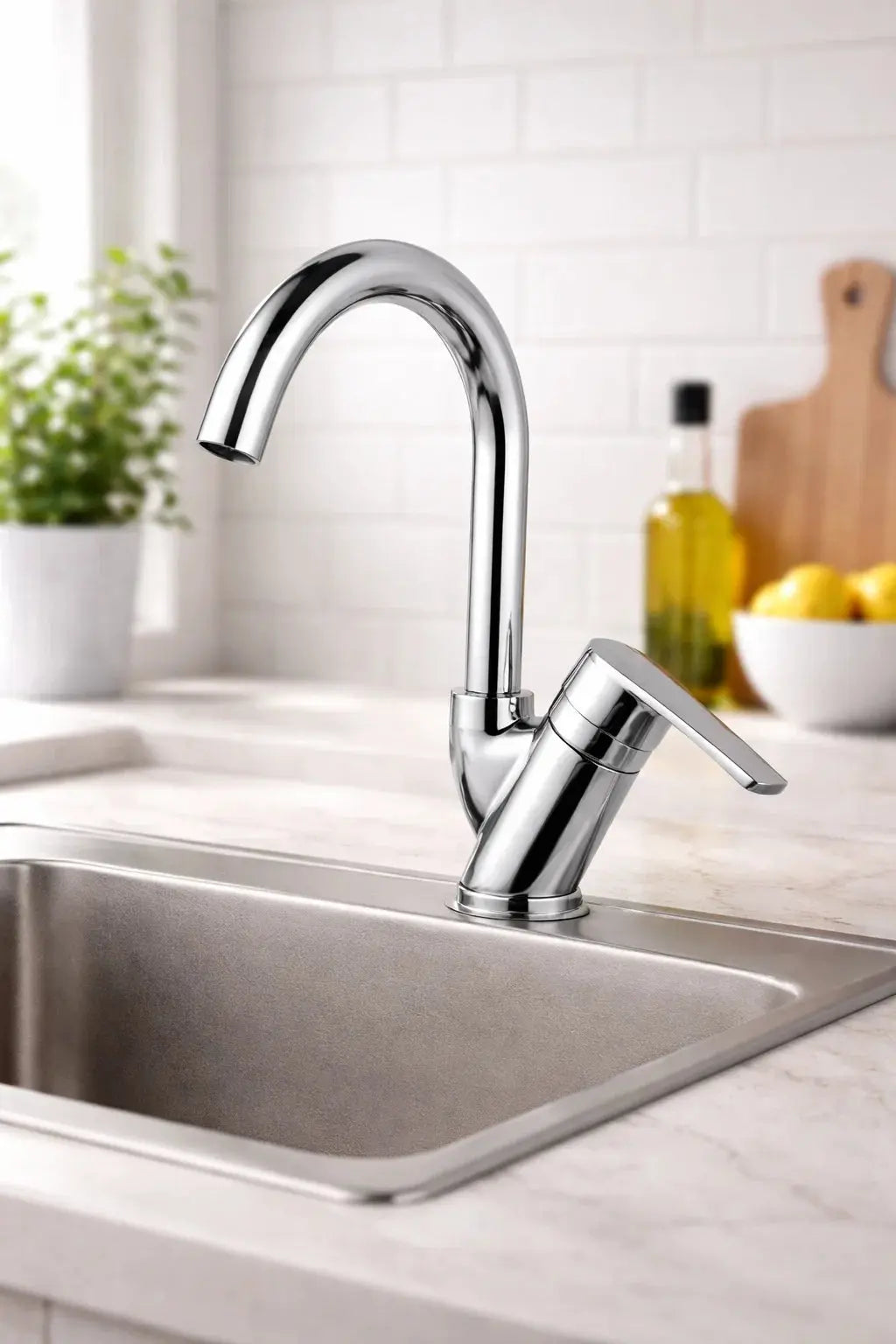 Lavabo Bataryası 40 Lık 5 Yıl Garantili Mix Delta Eviye Lavabo Bataryası Çift Su Girişlidir sardıcı