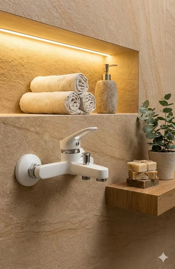 Banyo Bataryası Beyaz Garantili Standart Girişli Sardıcı