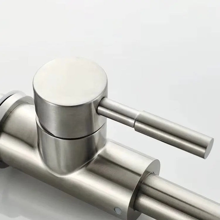 Mutfak Eviye Bataryası Modern İnox Kaplama Paslanmaz 304 Metal Oynar Başlıklı Fonksiyonel Ürün
