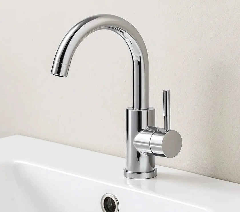 Sardıcı krom Series Lavabo Bataryası Çift Su Girişli 5 Yıl Garantili