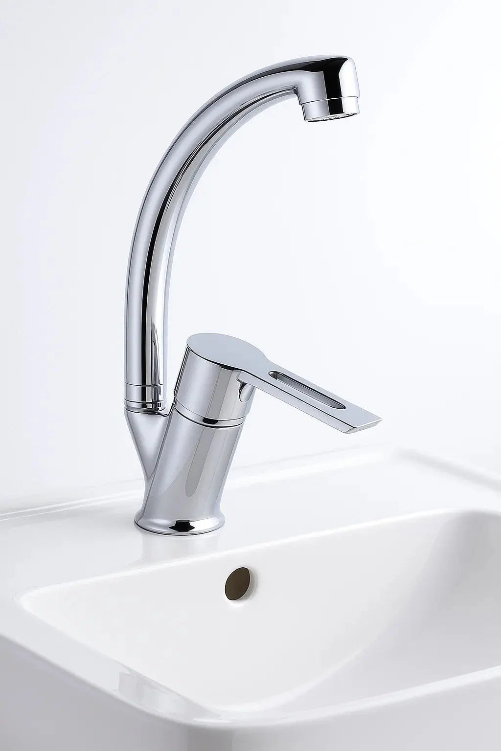 Defne Mix Kuğu Lavabo Bataryası Çift Su Girişli Garantili