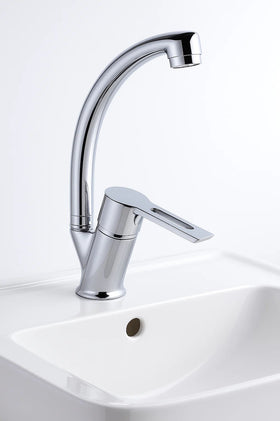 Defne Mix Kuğu Lavabo Bataryası Çift Su Girişli Garantili