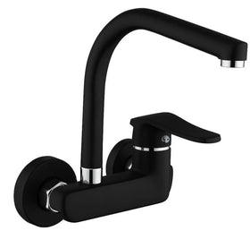 Sardıcı Void Serisi Duvardan Aplik Siyah Mutfak Batarya Pirinç Döküm