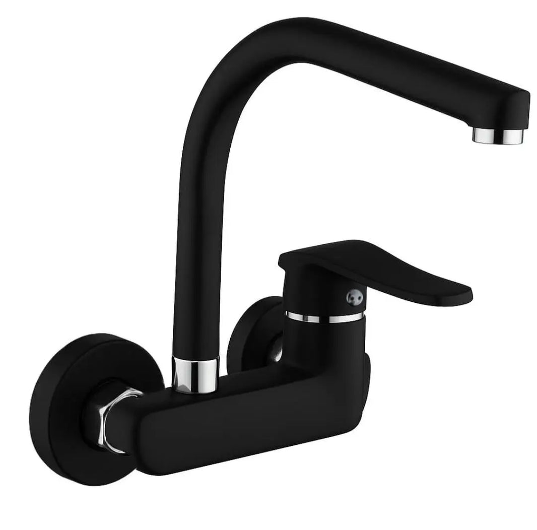 Sardıcı Void Serisi Duvardan Aplik Siyah Mutfak Batarya Pirinç Döküm