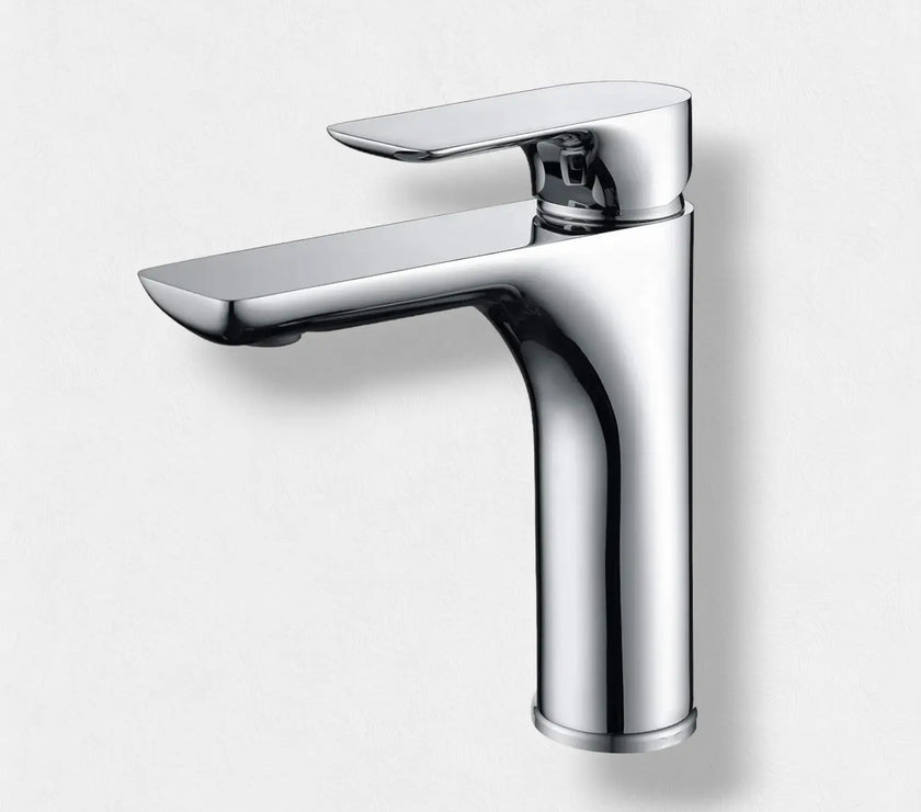 Melfa Elegant Series Krom Lavabo Bataryası Çift Su Girişli 5 Yıl Garantili