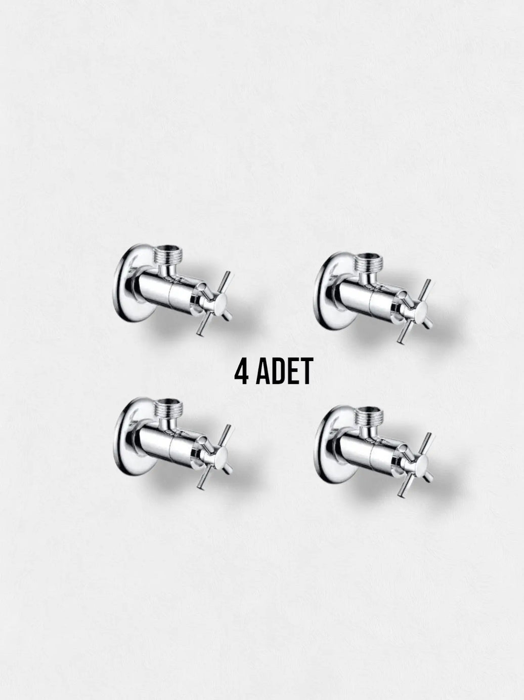 Melfa 4`Lü Koç Başlık Çubuk Kol Krom Ara - Taharet Musluğu