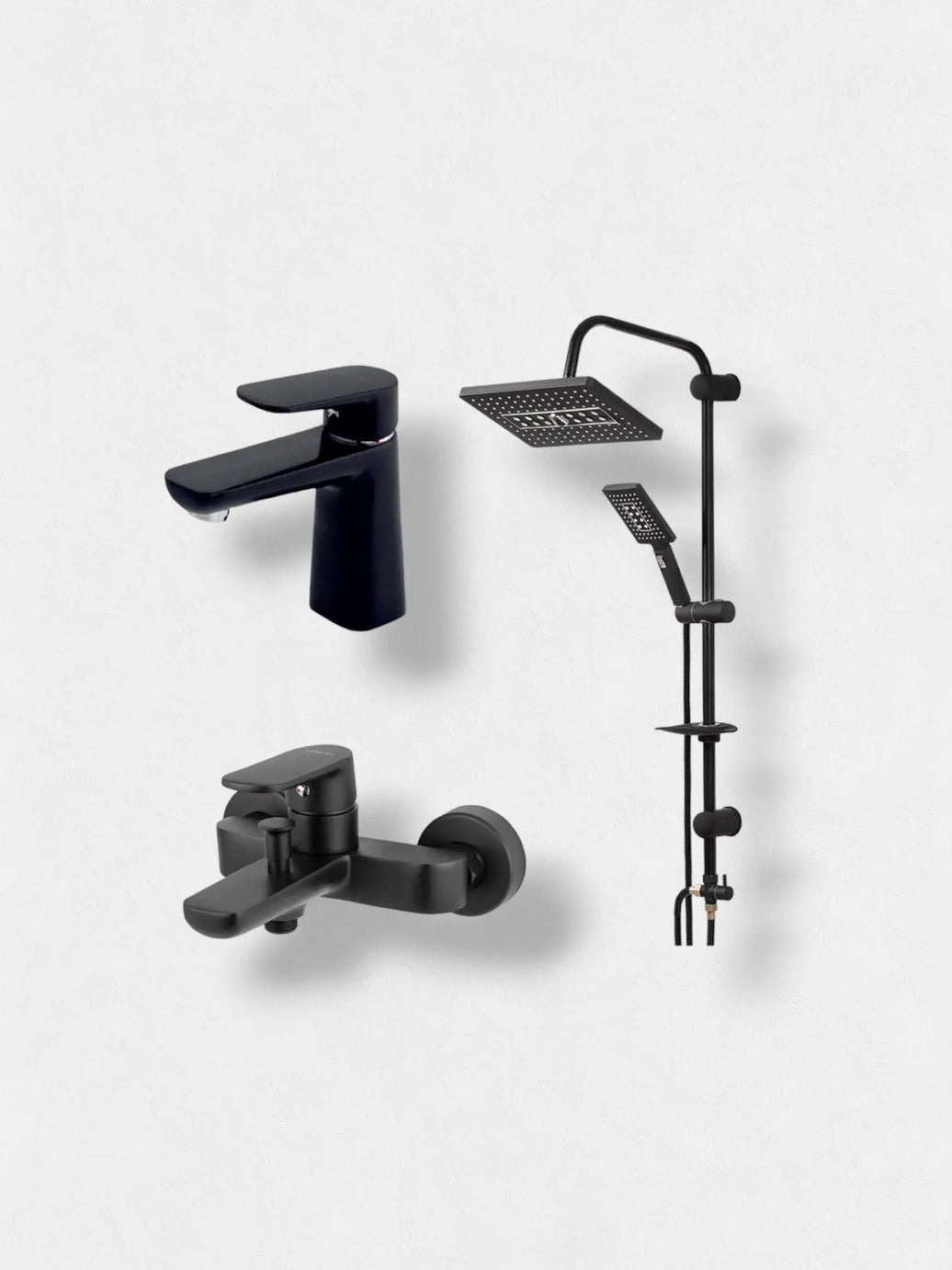 Melfa Venk Series Siyah 3`Lü Batarya Seti Çift Su Girişli 5 Yıl Garantili