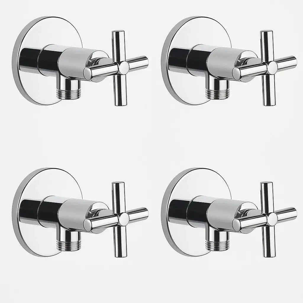 4'LÜ Taharet Musluğu Artı kullanım   Pirinç Gövde, AÇ-KAPA kullanım