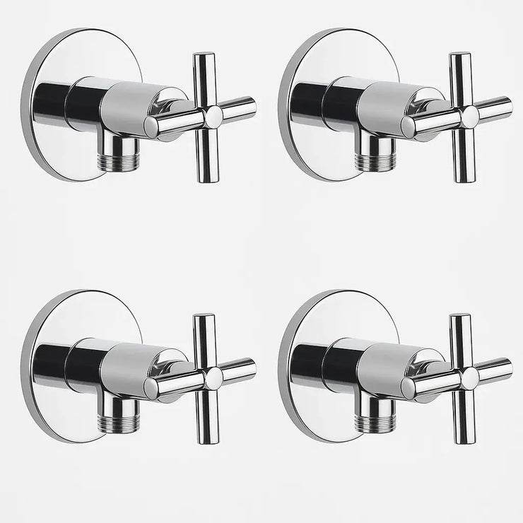 4'LÜ Taharet Musluğu Artı kullanım   Pirinç Gövde, AÇ-KAPA kullanım