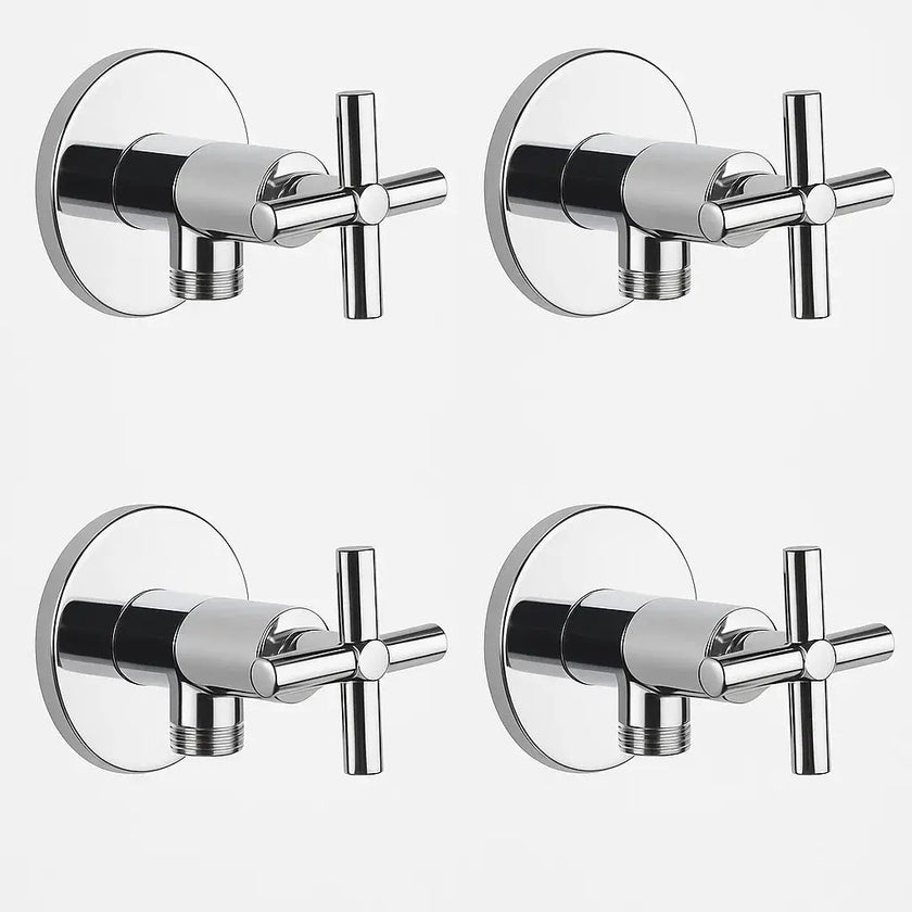 4'LÜ Taharet Musluğu Artı kullanım   Pirinç Gövde, AÇ-KAPA kullanım