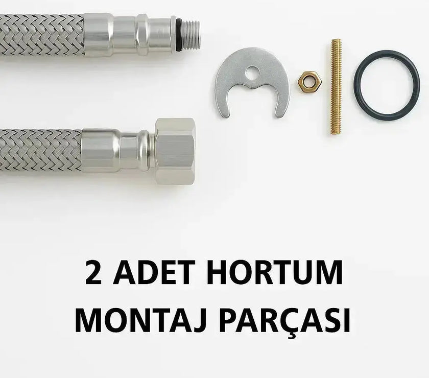 Sardıcı Royal Series Oynar Perlatörlü Mutfak Bataryası Çift Şu Girişli 5 Yıl Garantili sardıcı