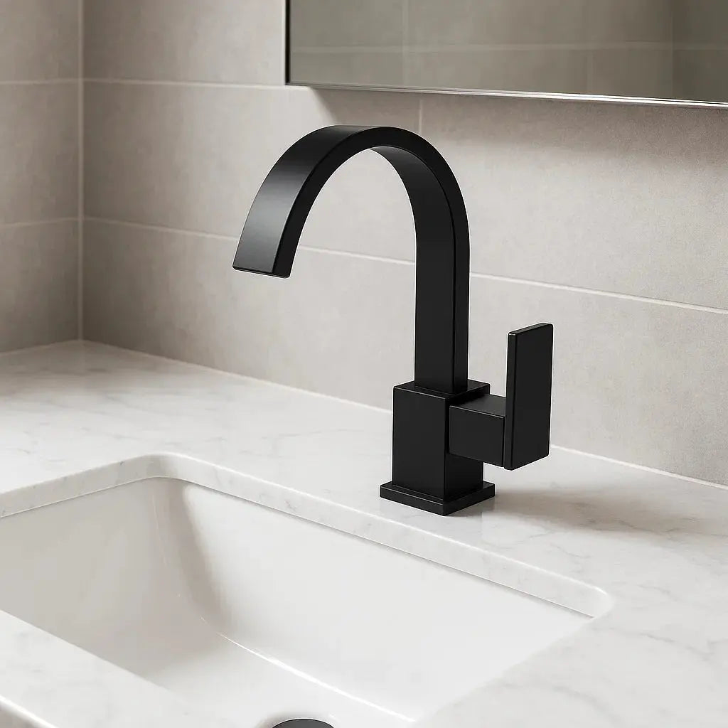 Sardıcı Barok Serisi Siyah Lavabo Bataryası 5 Yıl Garantili Sardıcı