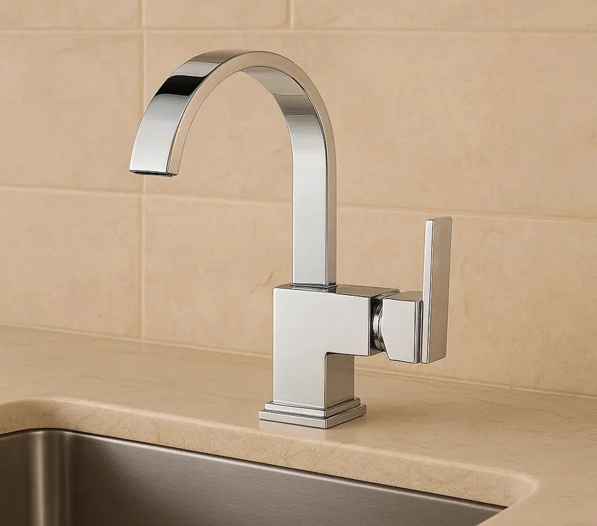 Sardıcı Krom Barok Series Lavabo Bataryası Çift Su Girişli 5 Yıl Garantili sardıcı