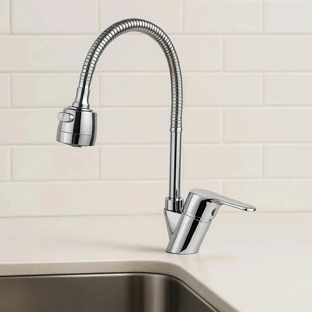 Sardıcı Spiralli fonksiyonel Mutfak Bataryası Çift Su Girişlş