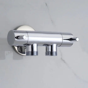 Çift Çıkışlı Taharet Musluğu 3 Yollu Taharet Musluğu