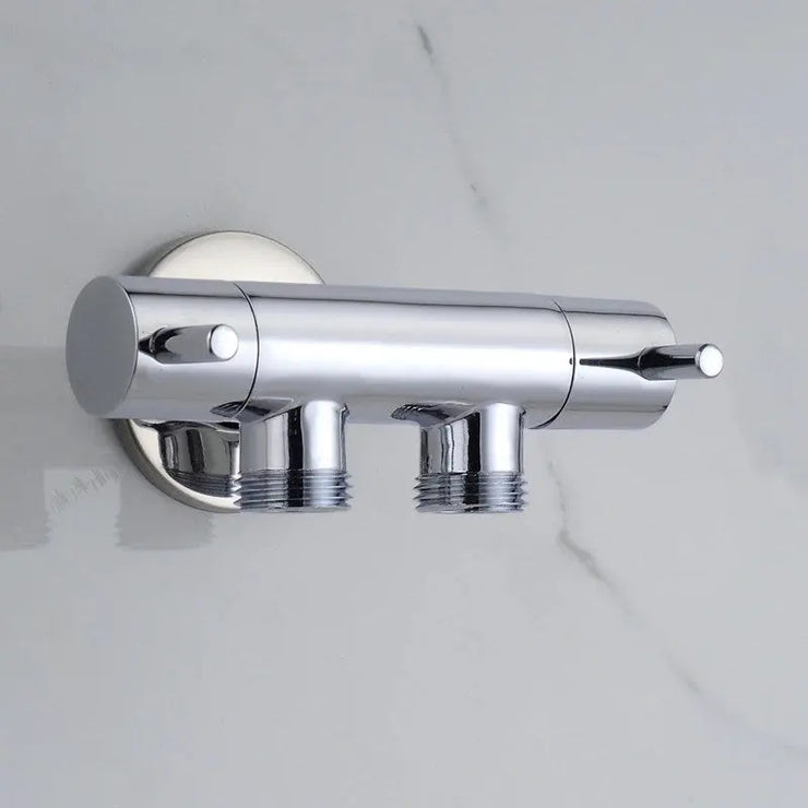 Çift Çıkışlı Taharet Musluğu 3 Yollu Taharet Musluğu