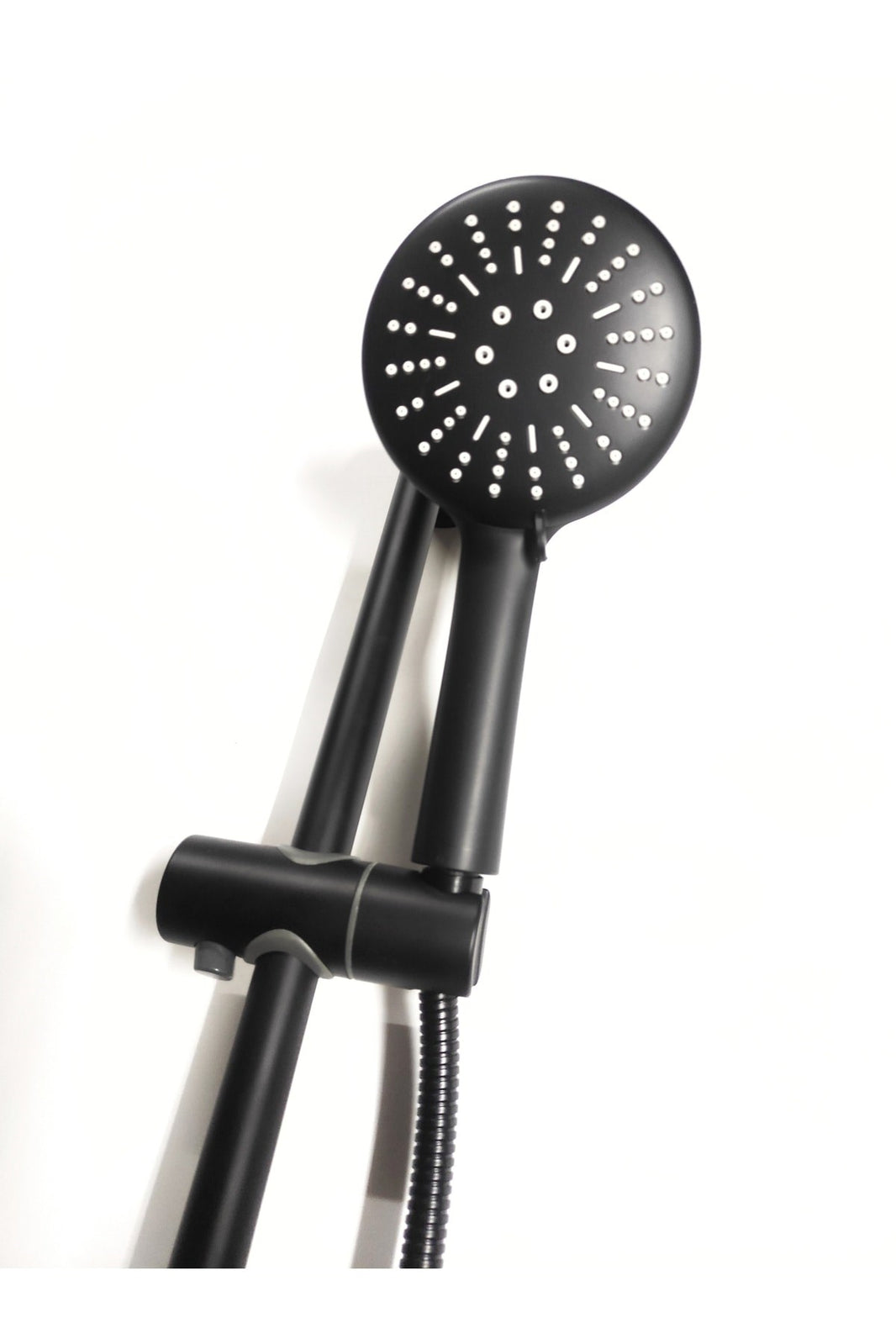 Siyah Sürgülü Mix Paslanmaz Duş Seti Lüks Alfa Seri