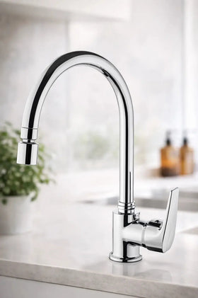 Famel Series Mutfak Eviye Bataryası Oynar Perlatörlü Çift Su Girişli 5 yıl Garanti Süreli Sardıcı