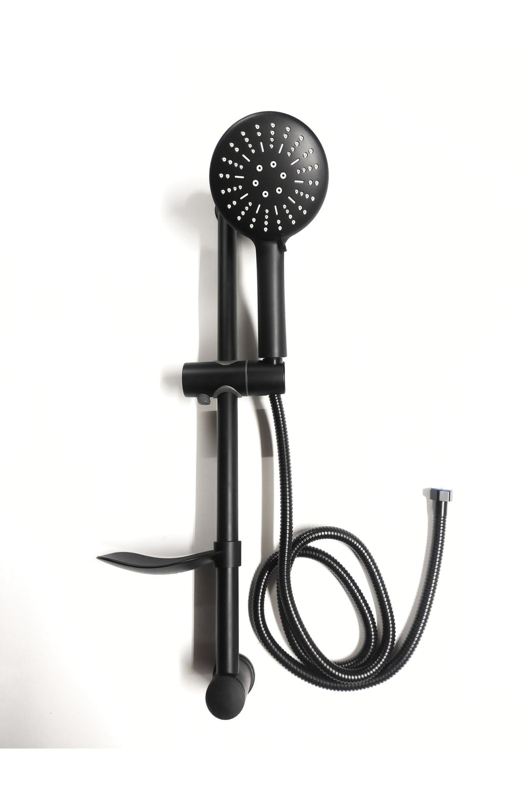 Siyah Sürgülü Mix Paslanmaz Duş Seti Lüks Alfa Seri