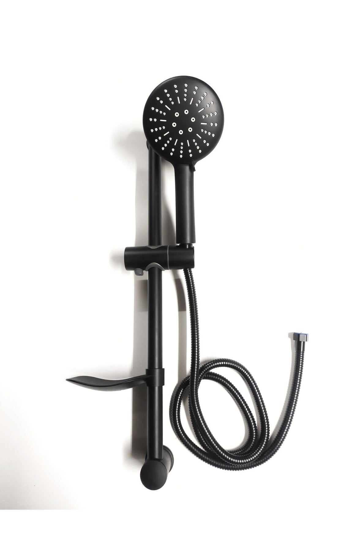 Siyah Sürgülü Mix Paslanmaz Duş Seti Lüks Alfa Seri