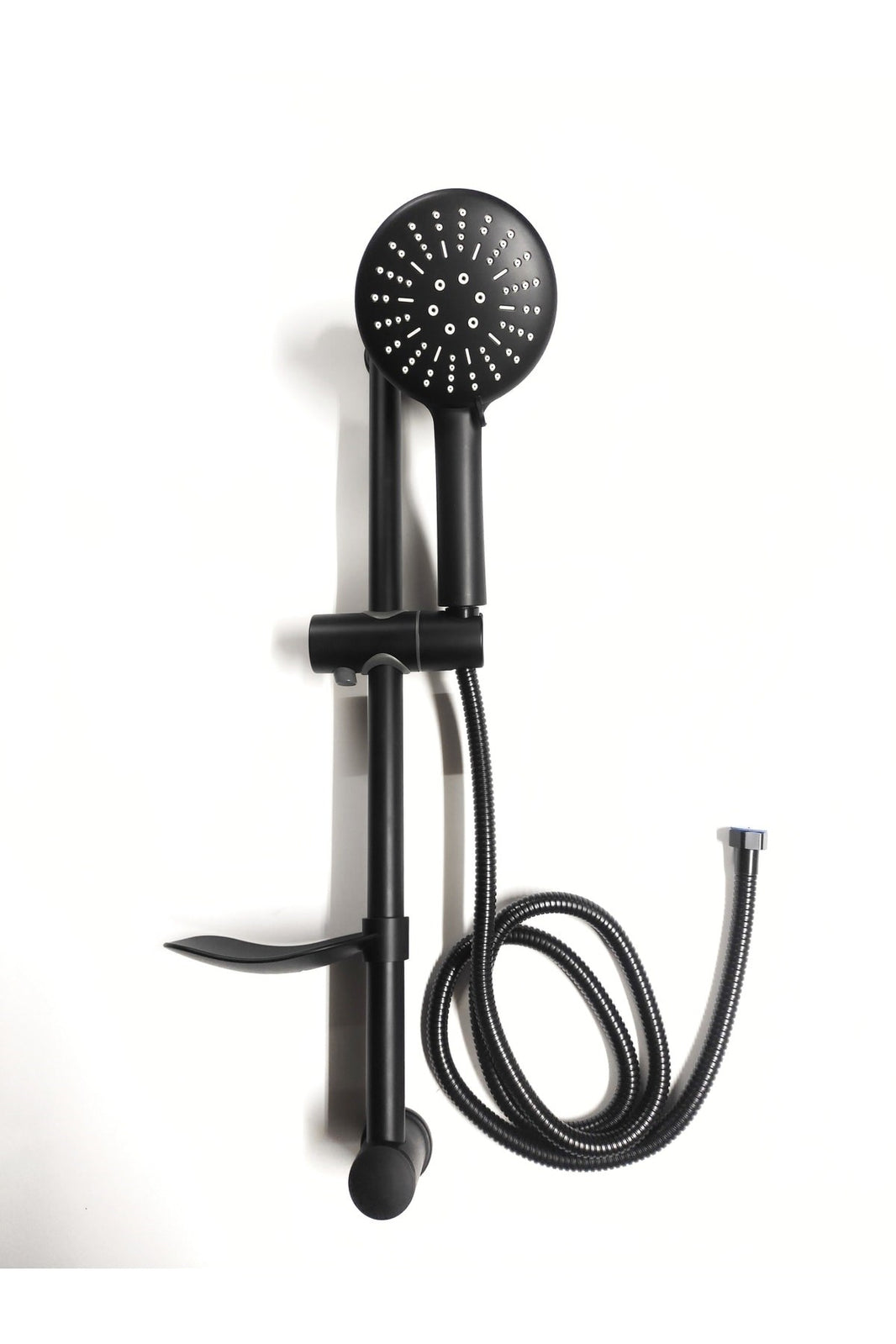 Siyah Sürgülü Mix Paslanmaz Duş Seti Lüks Alfa Seri