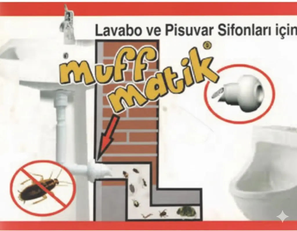 Muffmatik Muff Matik Çekvalflı Conta Haşere ve Pis Koku Önleyici