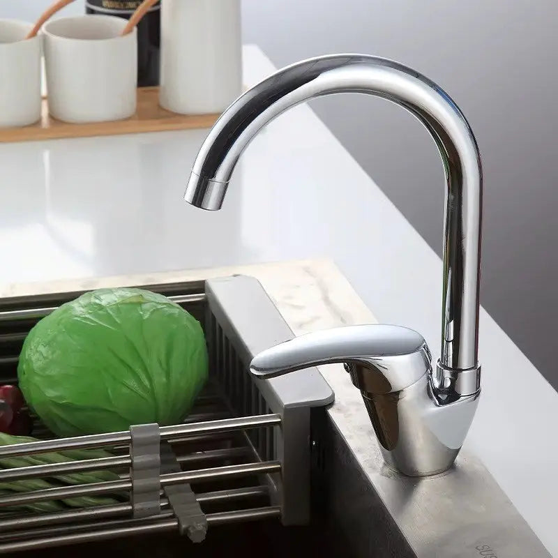 Sardıcı Çam Krom Mutfak Bataryası Çift Su Girişli 5 Yıl Garantili Kapalı Kulp